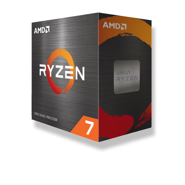 coffret Ryzen 7 série 5000, commun à la gamme — illustration officielle AMD